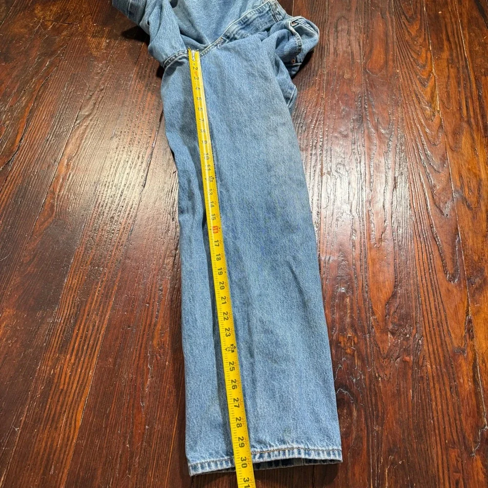 Levis 550 Relaxed Fit Jeans Mens 40x32 Light Wash Blue Tapered Leg Denim